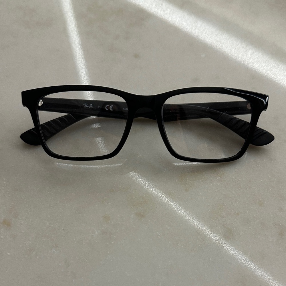 Ray-Ban Classic Black-Framed Blue-Light Filtering Glasses